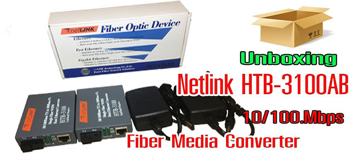 Bộ chuyển đổi quang điện Netlink HTB-3100AB25KM