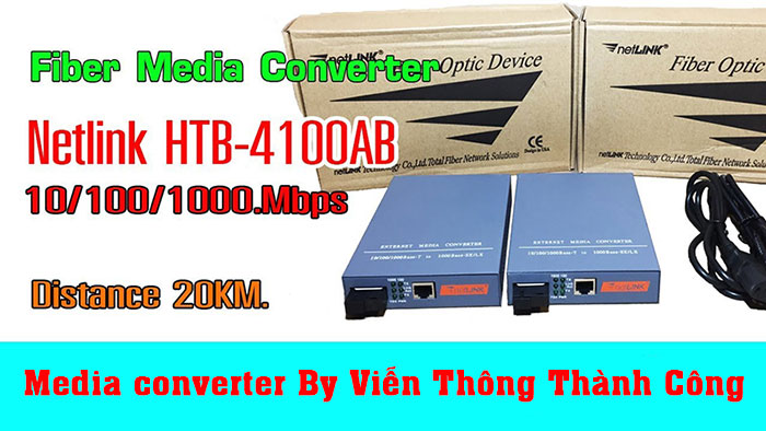 media converter quang 4100 by viễn thông thành công