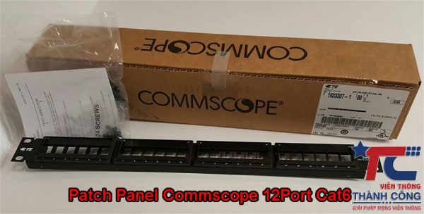 Patch Panel Commscope 12Port Cat6 - Hàng chính hãng, giá rẻ
