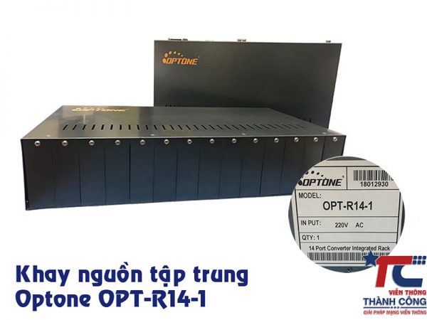 Khay nguồn tập trung Converter quang OPT-R14-1