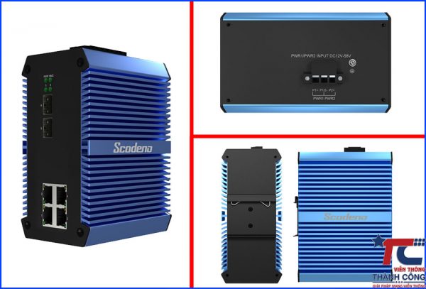Switch cong nghiep Scodeno Xblue 6port