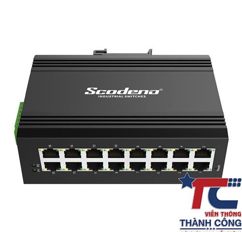 Switch mạng công nghiệp Scodeno 16port XPTN-9000-65-16GT