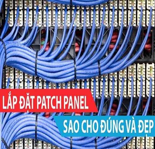 Cách bấm patch panel – Ứng dụng của thanh nối patch panel